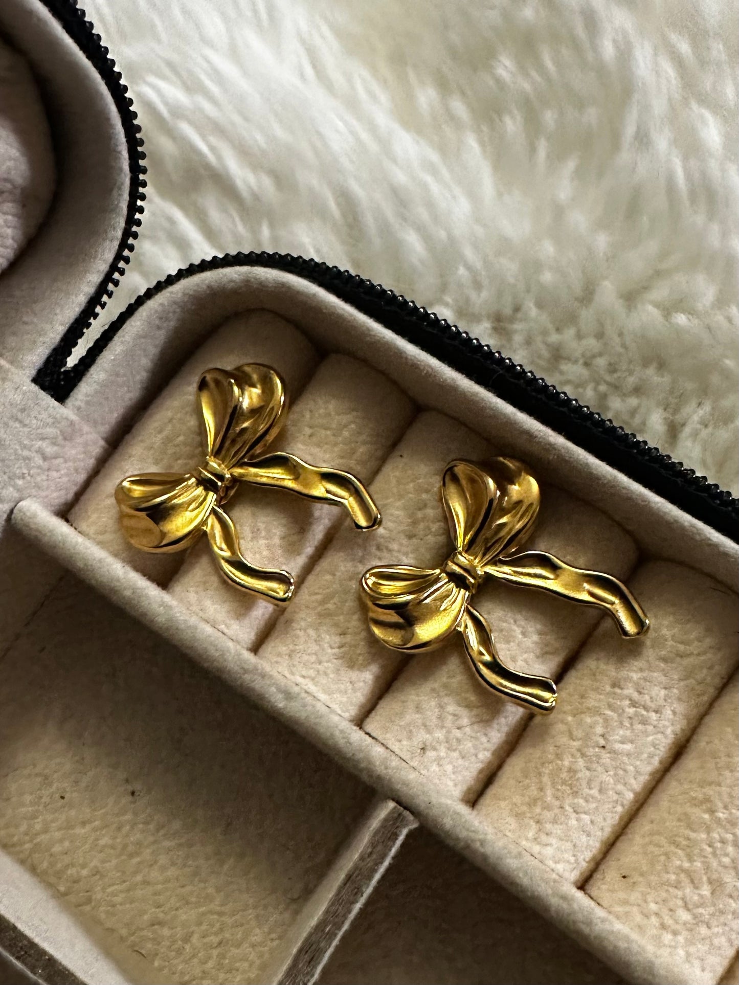 Luxe Bow Studs