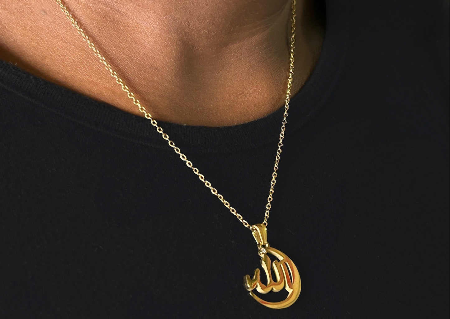Al Noor Golden Necklace