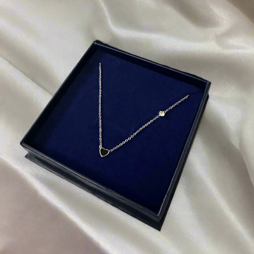 Silver Petite Heart Necklace