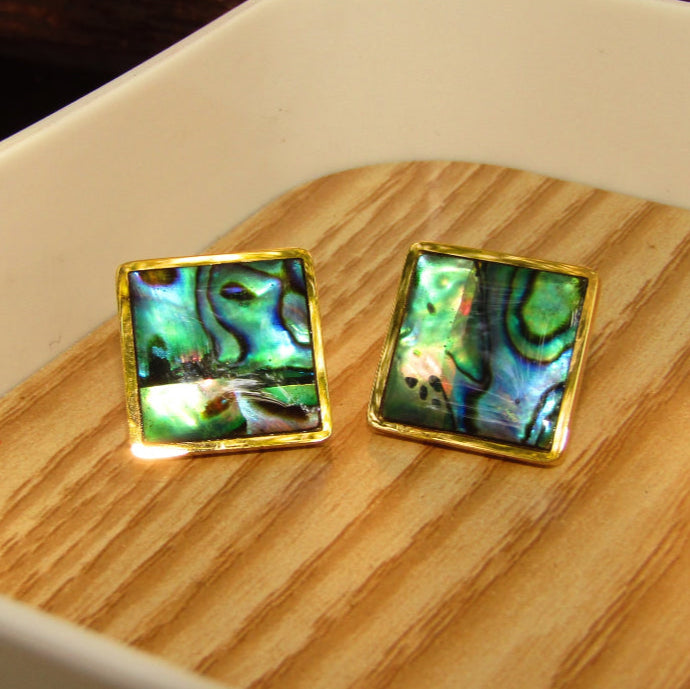 Abalone Mosaic Earrings