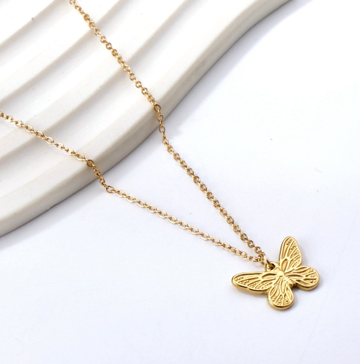 Samia’s Butterfly Pendant Necklace