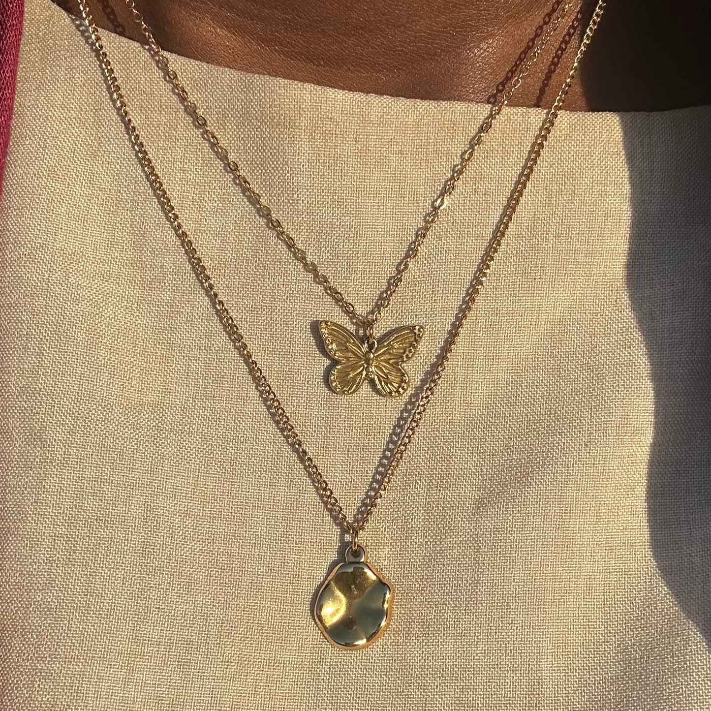 Samia’s Butterfly Pendant Necklace
