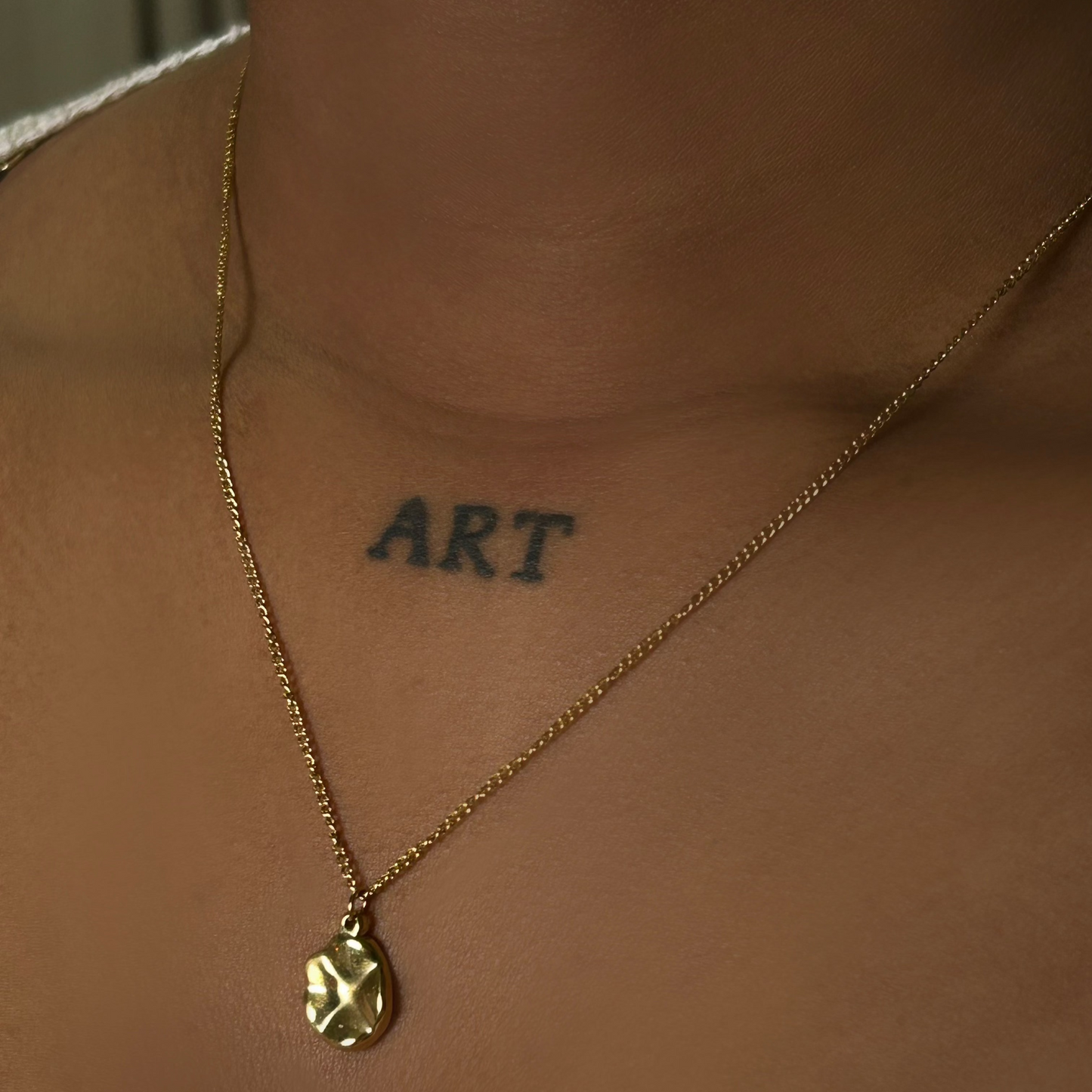 Abstract Pendant Necklace