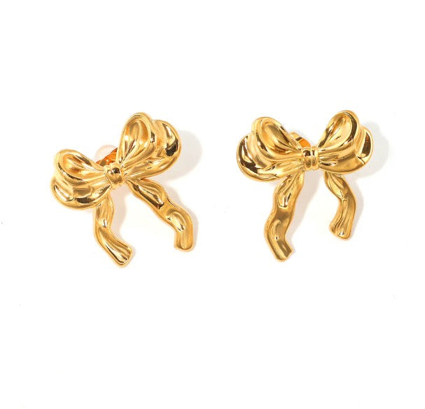 Luxe Bow Studs