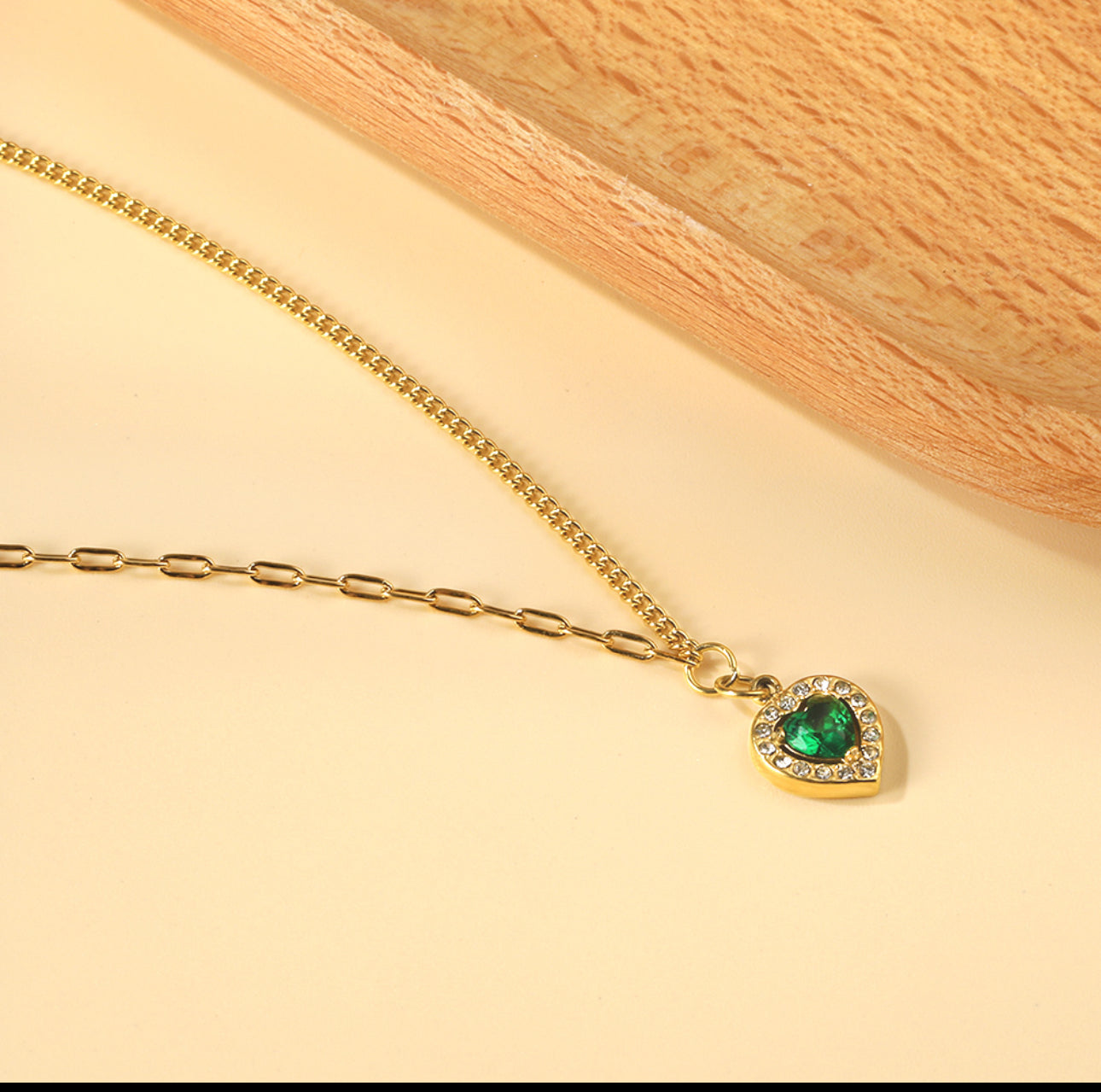 The Emerald Heart Necklace