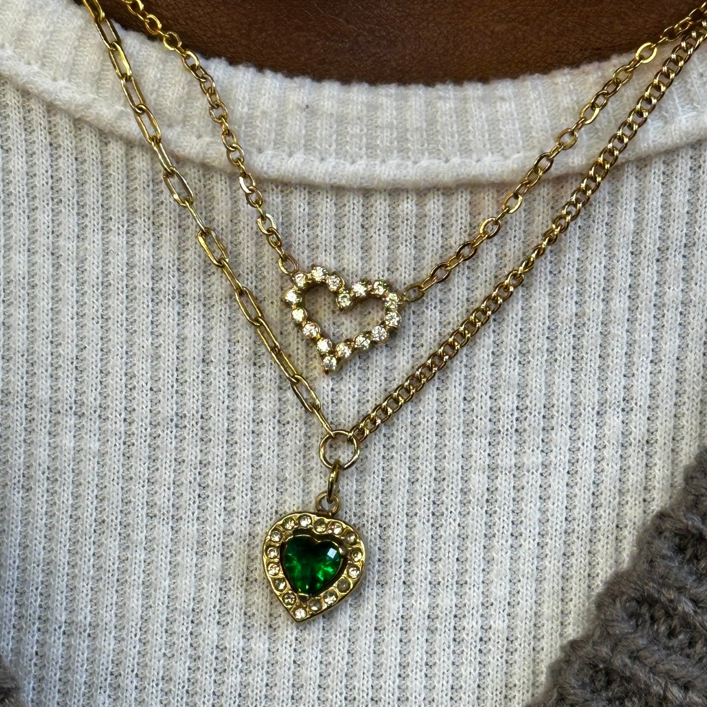 The Emerald Heart Necklace