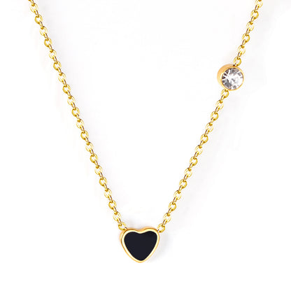 Golden Petite Heart Necklace