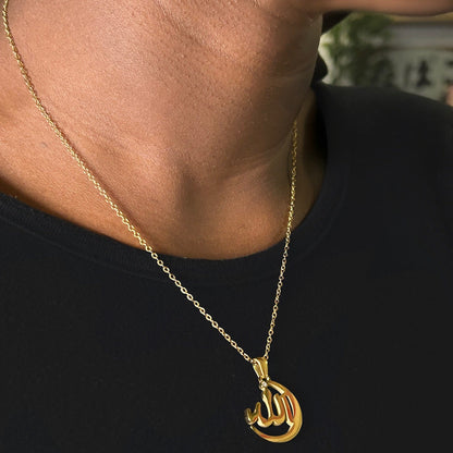 Al Noor Golden Necklace